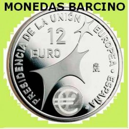 2002 - UNION EUROPEA - 12 EUROS - ESPAÑA - PLATA