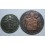 1836-1844- VATICANO - MEZZO BAIOCCO - BAIOCCO-2 MONEDAS