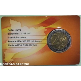 2014 - TRICENTENARIO - 2 EUROS - CATALUÑA - PRUEBAS 