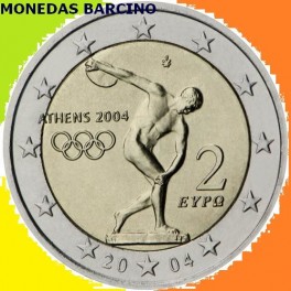2004 - OLIMPIADAS ATENAS - 2 EUROS - GRECIA