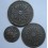 1857- URUGUAY - 5, 20, 40 CENTESIMOS - 3 MONEDAS