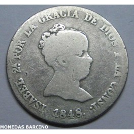1848 - MADRID - 4 REALES - ISABEL II