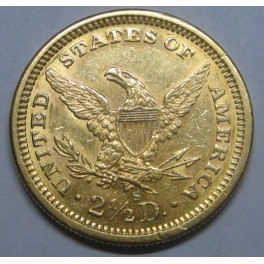 1878 - 2.5 DOLLARS - ESTADOS UNIDOS  -LIBERTY HEAD