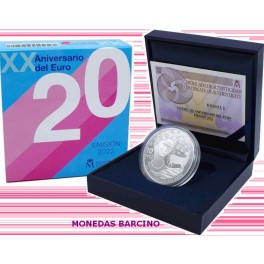 2022-XX ANIVERSARIO -10  EUROS- ESPA&Ntilde;A- PLATA