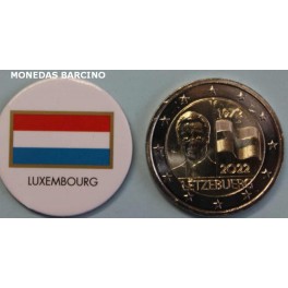 2022 -BANDERA - 2 EUROS - LUXEMBURGO 