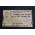 1937-CASSA DE LA SELVA - 1 PESETA - GERONA -GIRONA