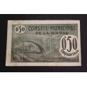 1937-LA BISBAL- 50 CENTIMOS- GERONA -GIRONA