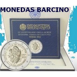 2022- TERESA de CALCUTA - 2 EUROS - VATICANO