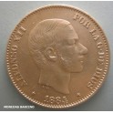 1884 - SLFONSO XII - 50 CENTAVOS - MANILA - ESPAÑA