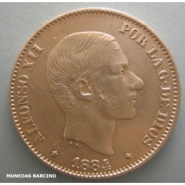 1884 - SLFONSO XII - 50 CENTAVOS - MANILA - ESPAÑA
