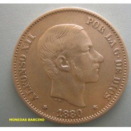 1880 - ALFONSO XII -  50 CENTAVOS - MANILA - ESPAÑA