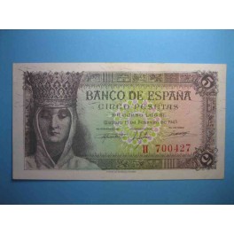 5 PESETAS 13 DE FEBRERO DE 1943