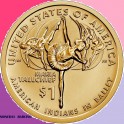 2023-P-BAILARINA- SNOWBOARD- DOLLAR -USA- ESTADOS UNIDOS 
