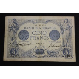 1913 - 5 FRANCS - BLUE - FRANCIA - FRANCE