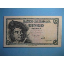 5 PESETAS 5 DE MARZO DE 1948