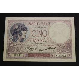 1933 - 5 FRANCS - VIOLET - FRANCIA - FRANCE 