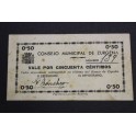 1937 -ZURGENA -50 CENTIMOS - ALMERIA - BILLETE 