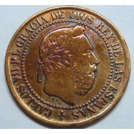 1875- CARLOS VII -5 CENTIMOS - BRUSELAS