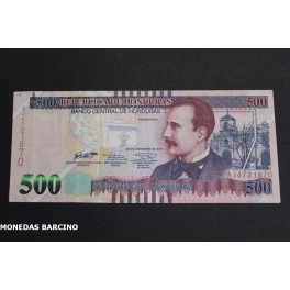 2016- HONDURAS - 500 LEMPIRAS - RAMON ROSA