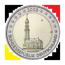 2008- HAMBURGO - 2 EUROS - ALEMANIA 