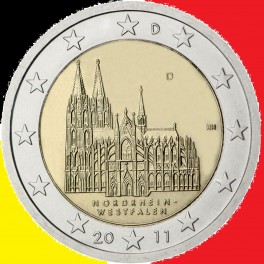 2011- ALEMANIA- 2 EUROS - NORDRHEIN-WESTFALEN