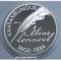 2002- ELIAS LONNROT -10 EURO- FINLANDIA- PLATA 