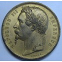 1867- FRANCIA - NAPOLEON III- MEDALLA - BRONCE 