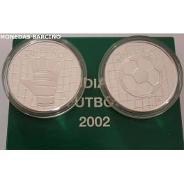 2002- PELOTA -GUANTE- 10 EUROS - ESPAÑA - FUTBOL 