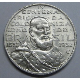 1932- COLONIZACION - 2000 REIS - BRASIL - PLATA