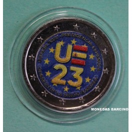 2023 -PRESIDENCIA UE - 2 EUROS - ESPAÑA -COLOR - EUROPA
