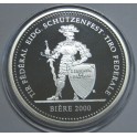 2000- BIERE - 50 FRANCS -SUIZA - PLATA