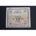 1943- ALLIED MILITARY - 10 LIRE - ITALIA - BILLETE
