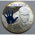 2012- YVES KLEIN - 10 EUROS - FRANCIA- PLATA