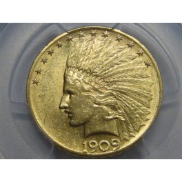 1909 - 10 DOLLAR - INDIAN HEAD - USA - 