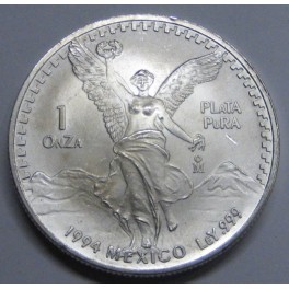 1994- LIBERTAD - 1 ONZA - MEXICO - PLATA- BULLION