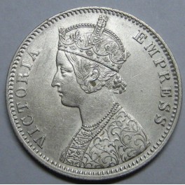 1890- INDIA - RUPEE - VICTORIA - CALCUTA