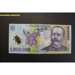 2003- RUMANIA - 1000000 LEI- BILLETE -ION LUCA