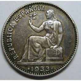 1933- 1 PESETA - ESPAÑA - SEGUNDA REPUBLICA 
