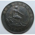 1870-10 CENTIMOS-ESPAÑA- BARCELONA -1ª REPUBLICA 