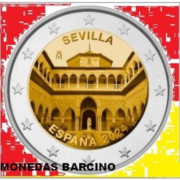 2024- SEVILLA - 2 EUROS - ESPAÑA -  ALCAZAR