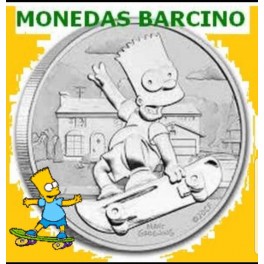 2020 - BART SIMPSON - 1 DOLLAR - TUVALU - ONZA 