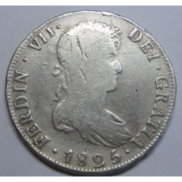 1825- POTOSI- 8 REALES - FERNANDO VII - BOLIVIA