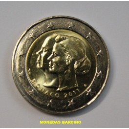 2011- BODA REAL - 2 EUROS - MONACO