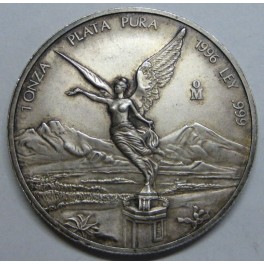 1996- LIBERTAD - ONZA - MEXICO- PLATA - BULLION