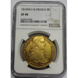 1810 - MEXICO - 8 ESCUDOS - FERNANDO VII - XF 40