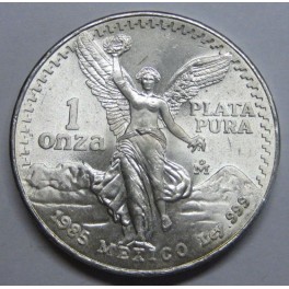 1985- LIBERTAD - ONZA - MEXICO - PLATA- BULLION