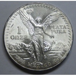 1985- LIBERTAD - ONZA - MEXICO - PLATA- BULLION