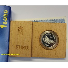 1997- MAURICE - 1 ECU- ESPAÑA - PLATA