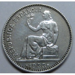 1933- 1 PESETA - ESPAÑA - SEGUNDA REPUBLICA 