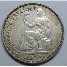 1933- 1 PESETA - ESPAÑA - SEGUNDA REPUBLICA 